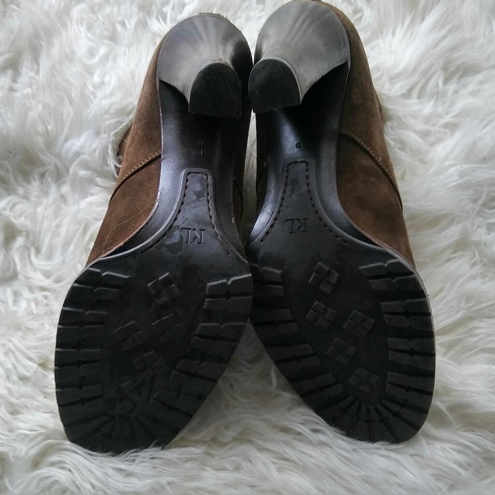 Ralph Lauren Collection Suede Ankle Boots - Picture 7 of 12